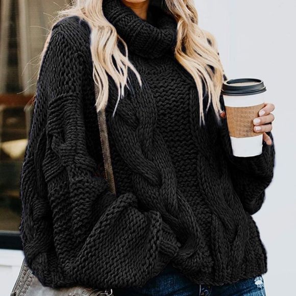 Cable Chunky Oversized Sweater - Picture 1 of 3